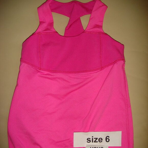 Ivivva Girl by Lululemon Turn It Up tank pink size 6 - Picture 1 of 4